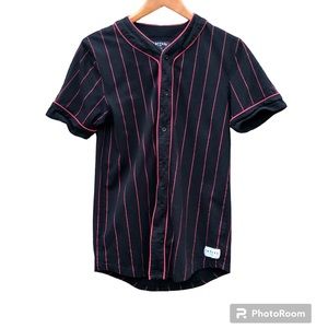 EMPYRE Jersey Shirt 90’s Black and Red Rare Vintage Baseball Streetwear